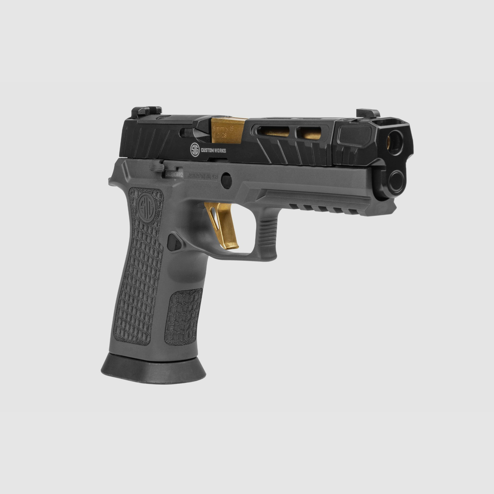Sig Sauer P320 Spectre Comp. Schwarz/Gold 9mm Luger - Selbstladepistole