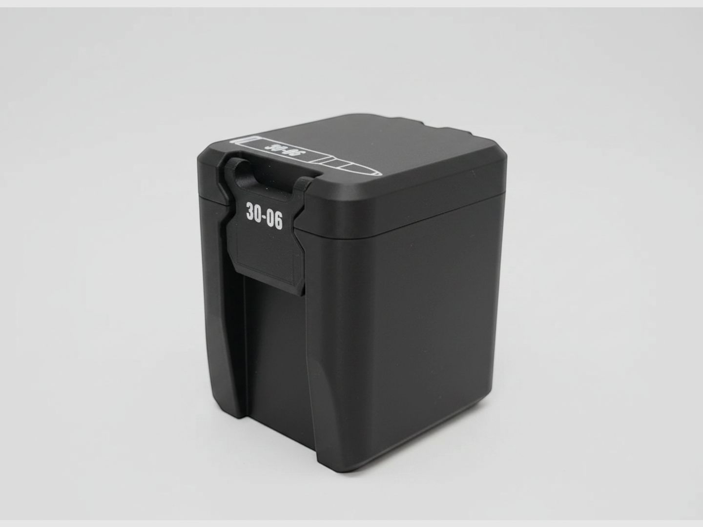 Filamelt ammunition box / 30-06 Springfield / 'folding / locking lid' / cartridge box, ammo box