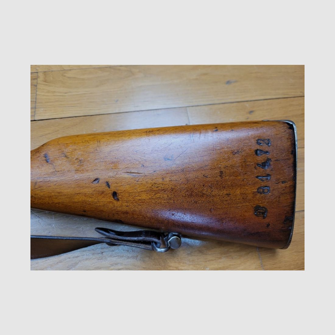 Goede Berthier-geweer – Model 07/15 niet gewijzigd 1916 – 3-schots vuurwapen – kaliber 8×51 Lebel – Zeer goede loop – riem – 2 clips -TBE, afbeelding 16 van 22