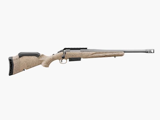 RUGER AMERICAN RIFLE GENERATION II RANCH .450 BUSHMASTER 16.1"/41CM FDE 11/16"-24