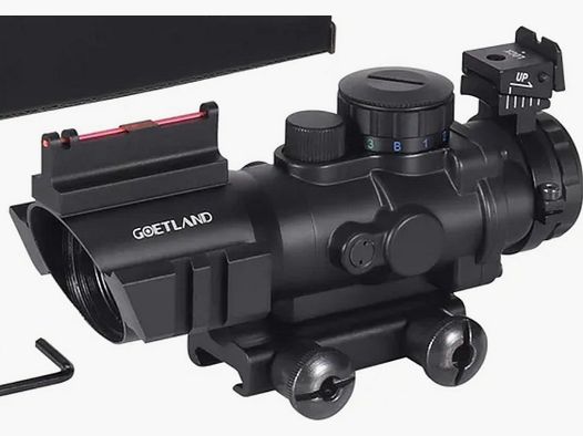 Goetland 4x32 riflescope with fiber optic sight