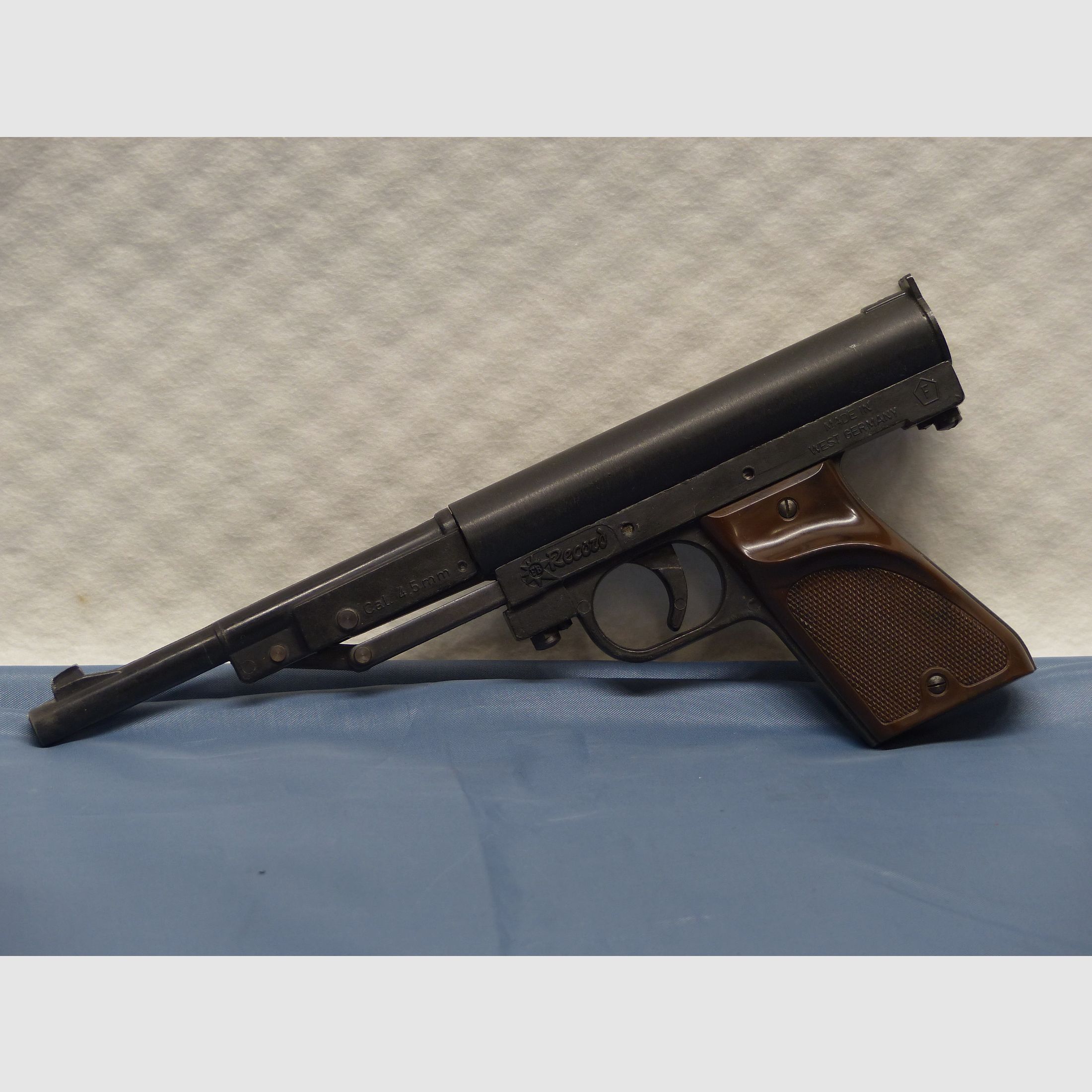 Lote 3x pistolas de aire Record Cal. 4,5/.177 Diabolo perno años 70 y 80, imagen 5 de 8