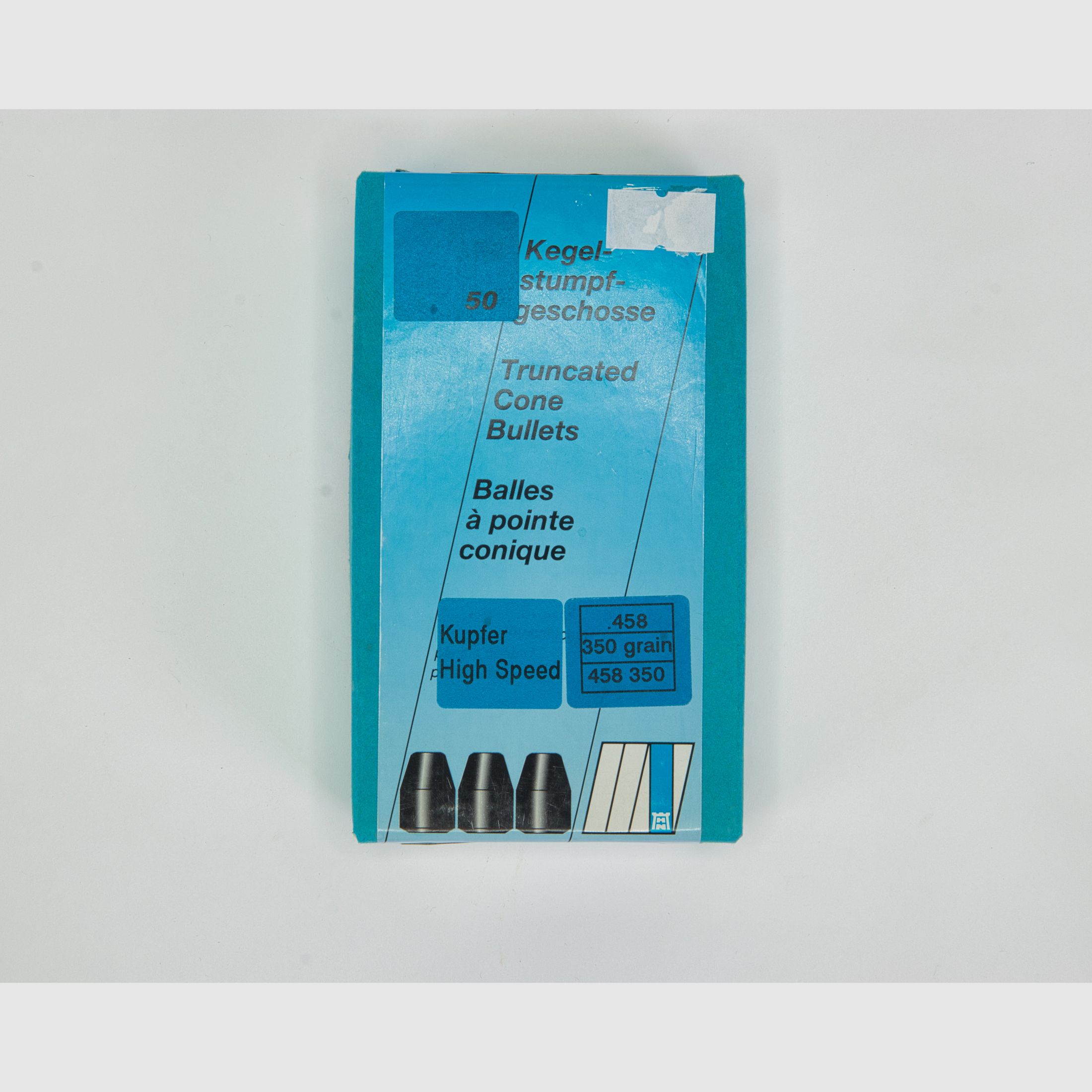 Geschosse H&N .458 TC 350 Grain High Speed 50 Stück
