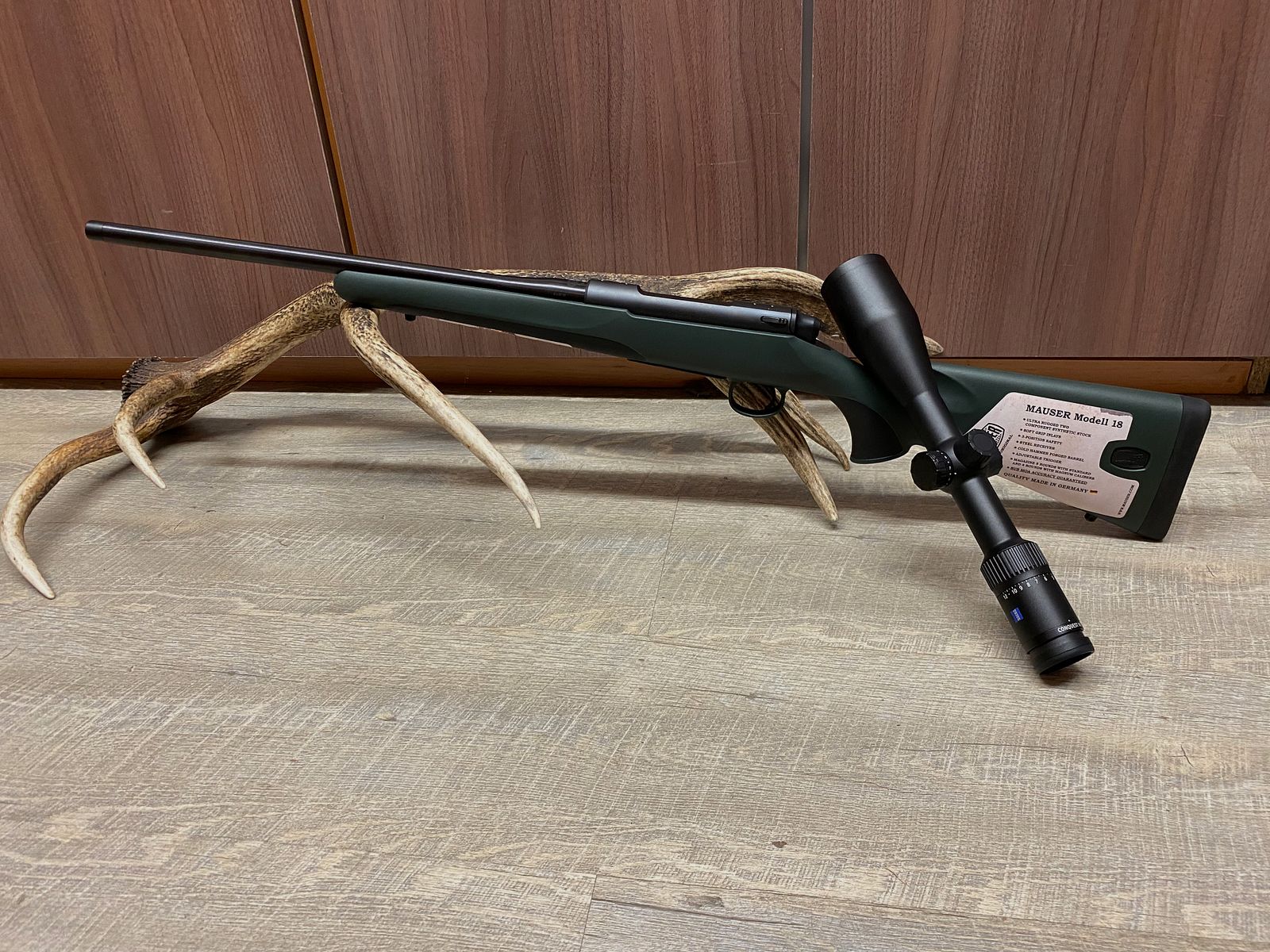 Mauser M18 Waldjagd, mit Zeiss Conquest V4 3-12x56