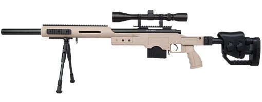 GSG 4410 Sniper - Airsoft Federdruck (weiß)