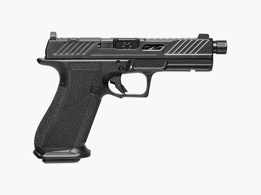 Pistolet Shadow Systems DR920 Elite OR, 9mm Luger, canon flûté de 5" noir (fileté), 17+1