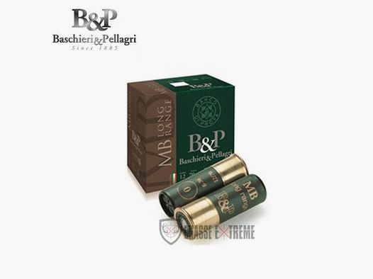 25 Cartucce B&P MB Long Range 36G Cal 12/70