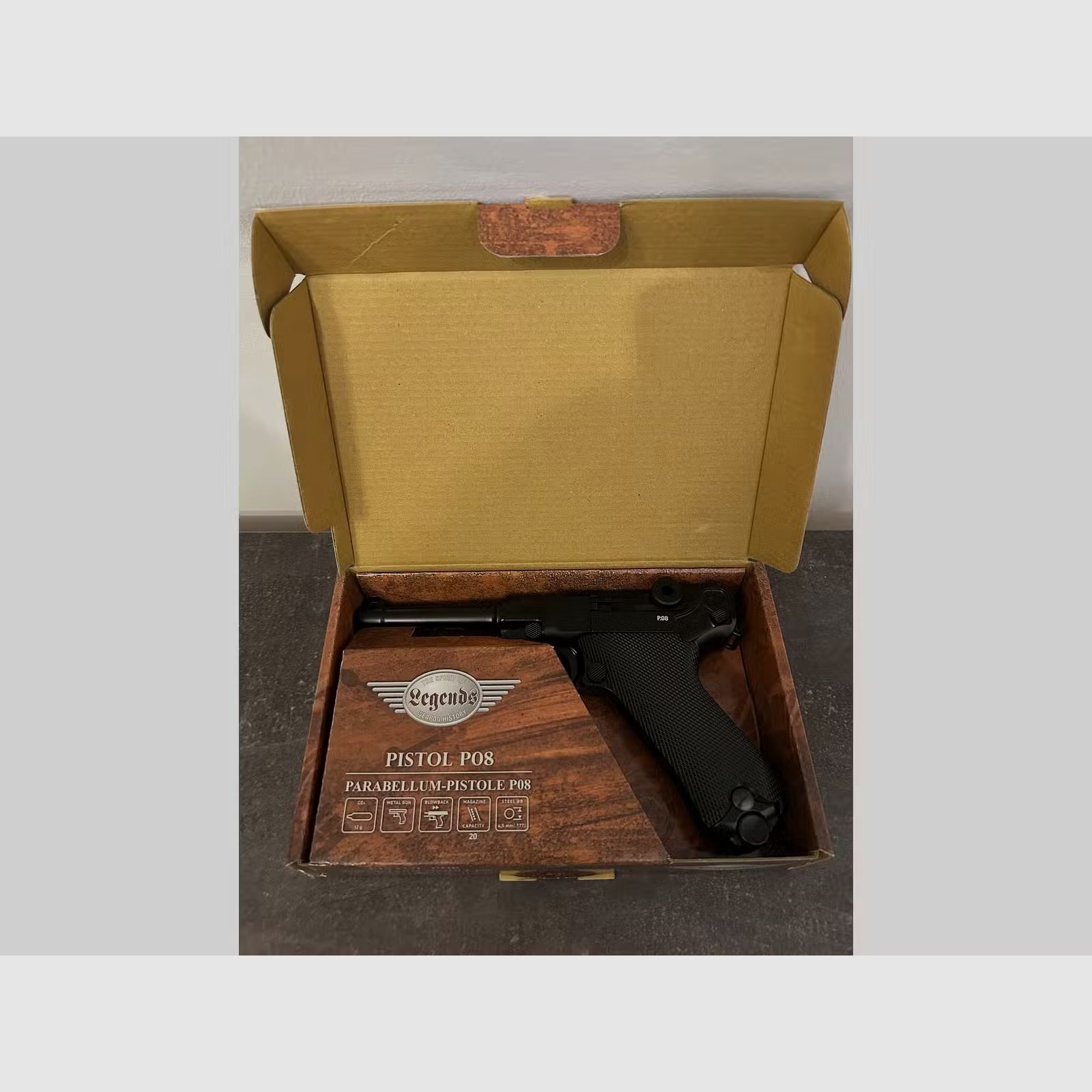 Luger P08 CO2 Blowback