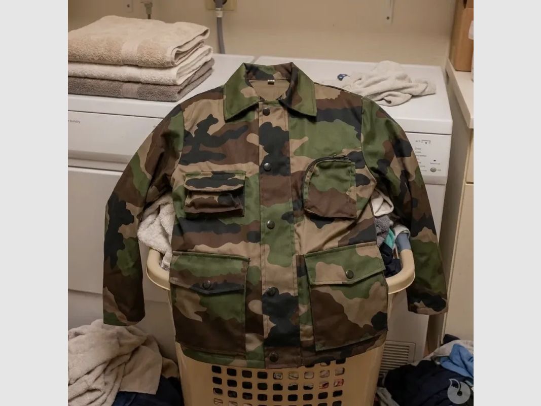 Jagdjacke mit Reißverschluss aus Baumwolle-Polyester Camo 6 bis 16 Jahre, Bild 2 von 14