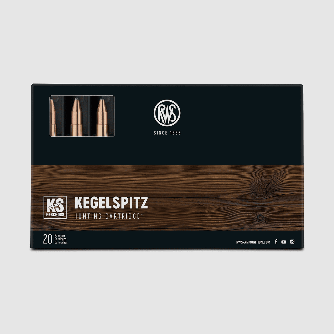 RWS 6,5x68 KS 127gr. - 20 pièces