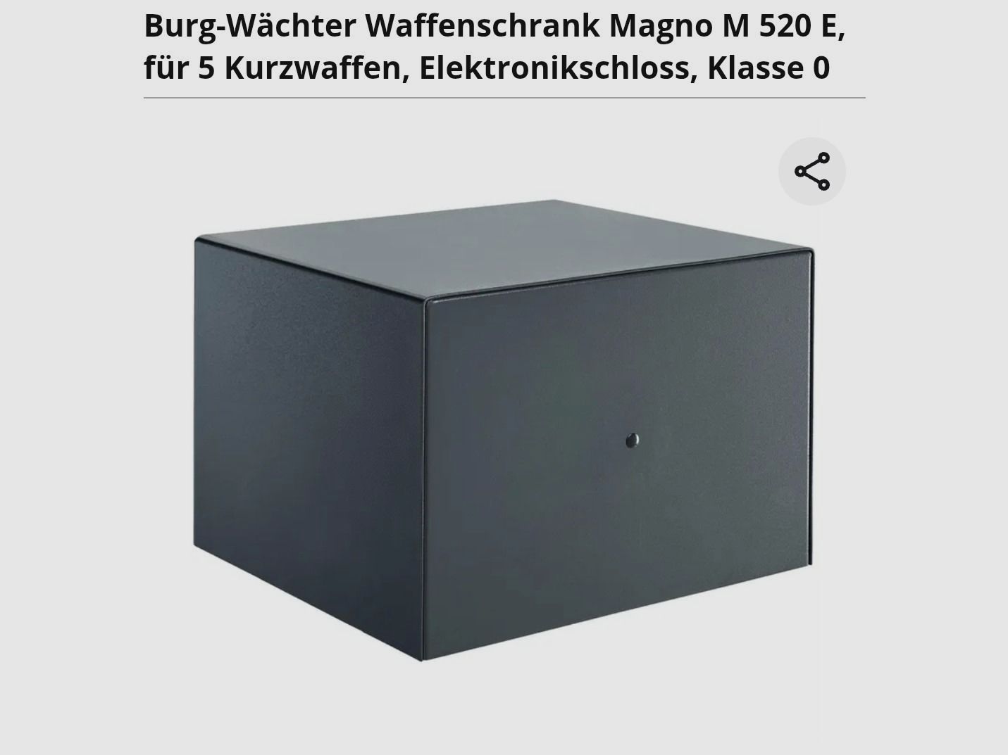 Coffre-fort à armes Magno M520E Burg & Wächter