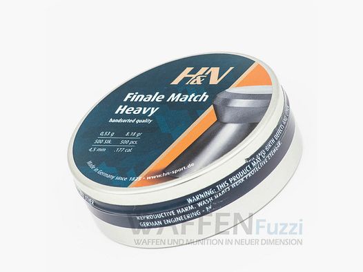 H&N Final Match Heavy Diabolos Kaliber 4,49mm