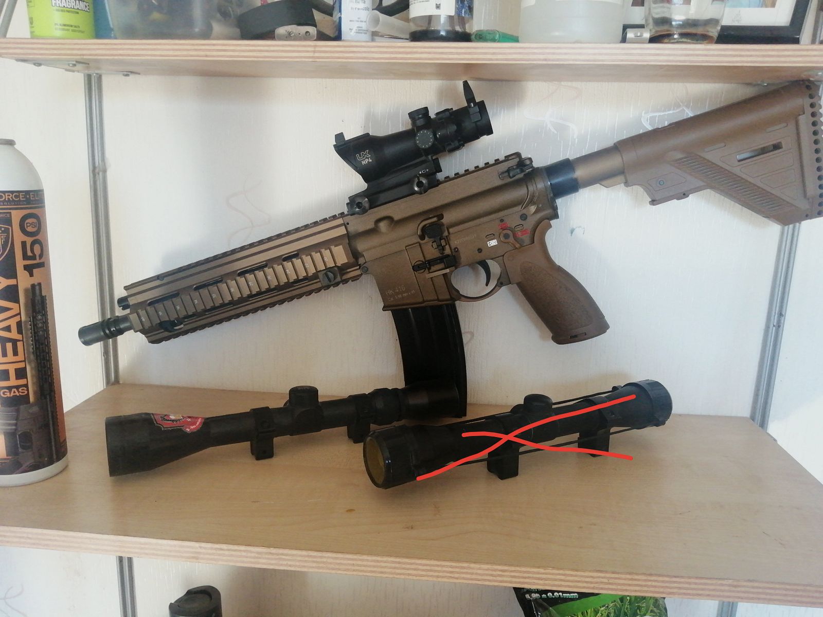 Airsoft Hk 416 gas abzugeben 