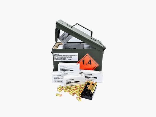 Blackround Swiss – 9mm Luger FMJ 8g/124gr – 1500 Schuss