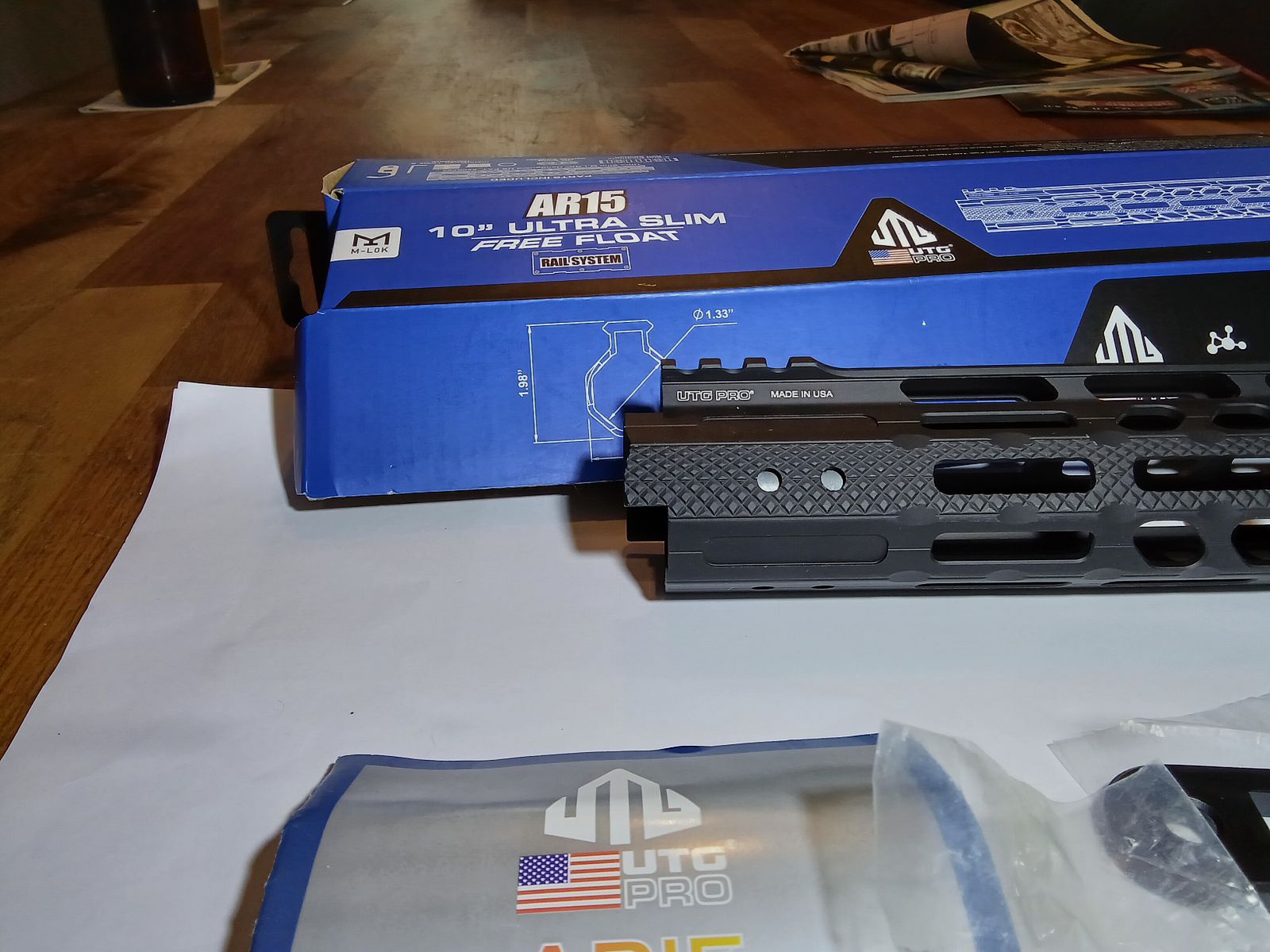 UTG Pro 10", Handschutz/Handguard für AR15 wie Neu!