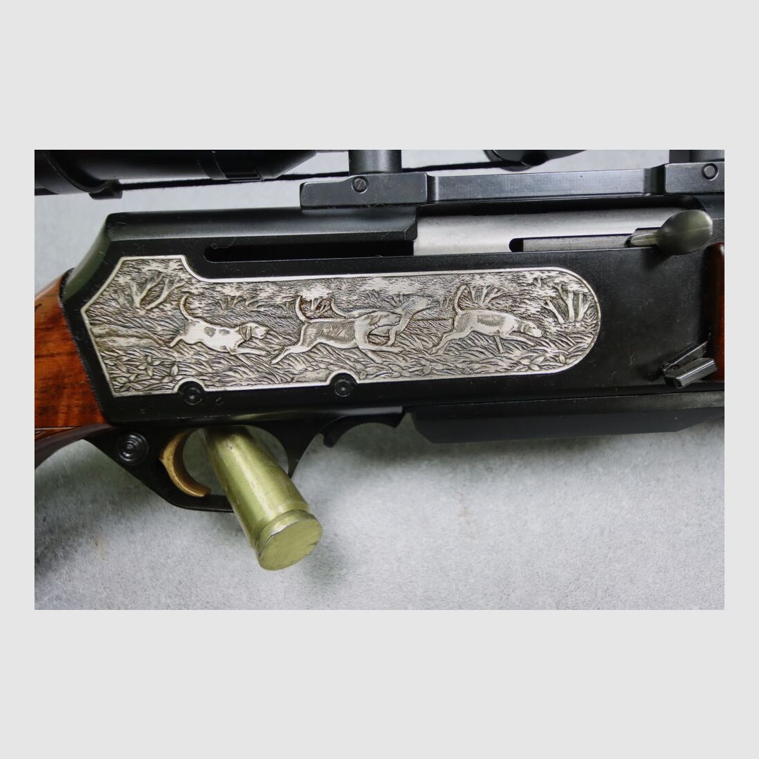 FN Browning BAR (Browning Automatic Rifle) BAR MK2 "Safari Lightweight" mit Gravur Capece