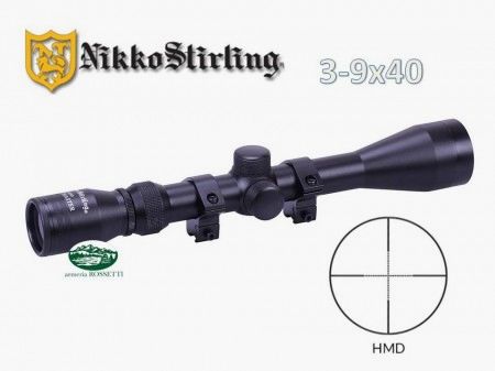 NIKKO STIRLING MOUNTMASTER 3-9X40 Ret. HMD - NK-NMC3940N