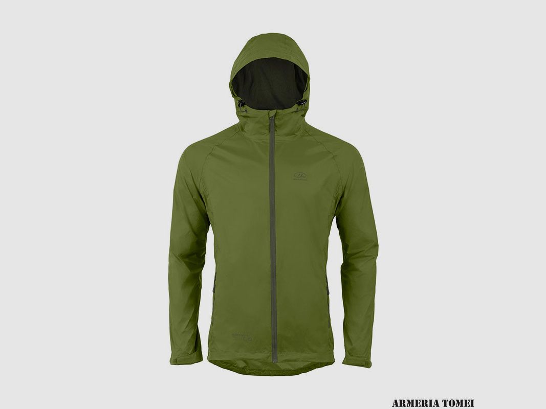 HIGHLANDER – STOW & GO WATERPROOF JACKET (OD GREEN), immagine 1 di 6