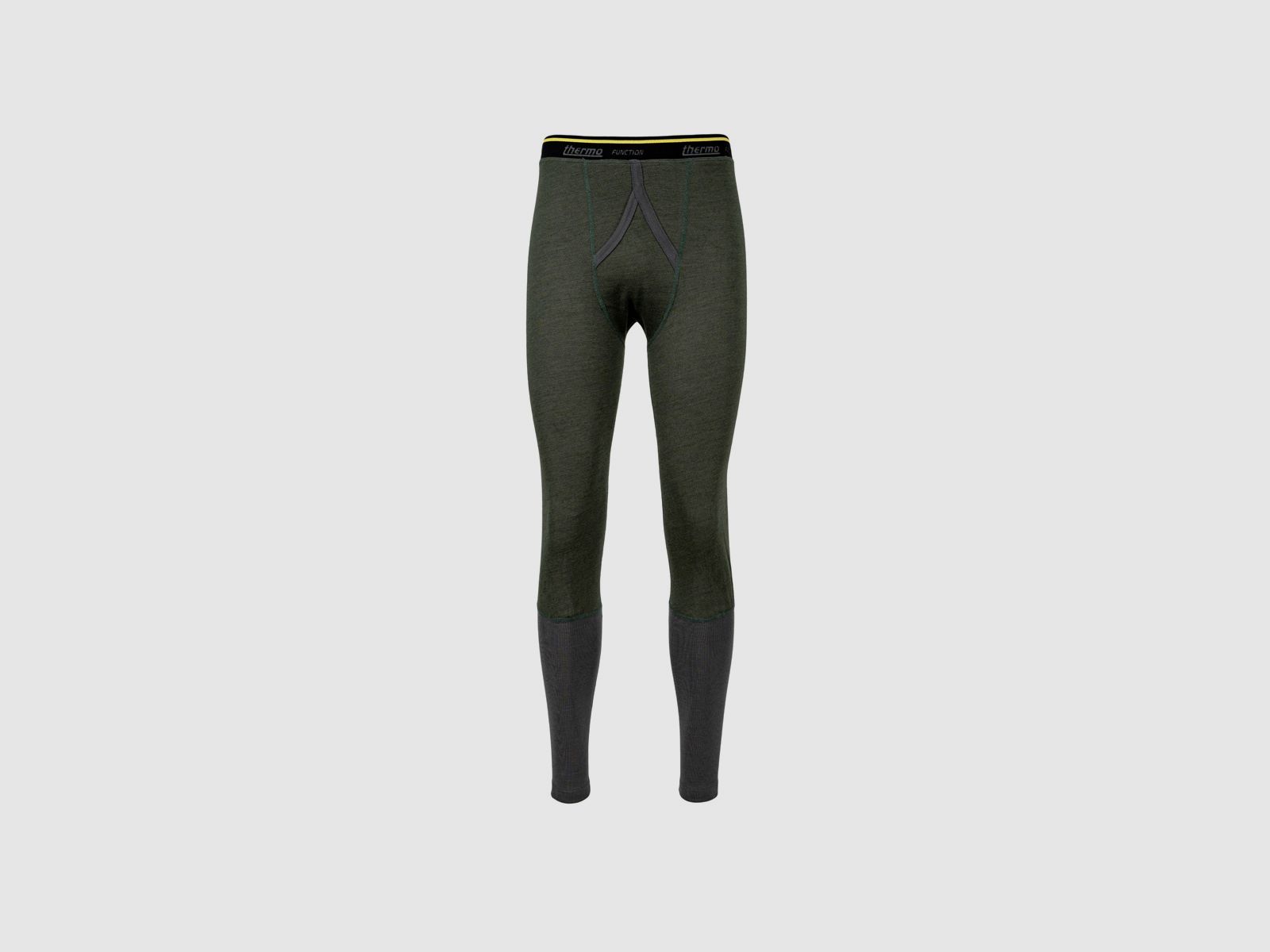 THERMO FUNZIONE Pantaloni lunghi con Merino Oliva