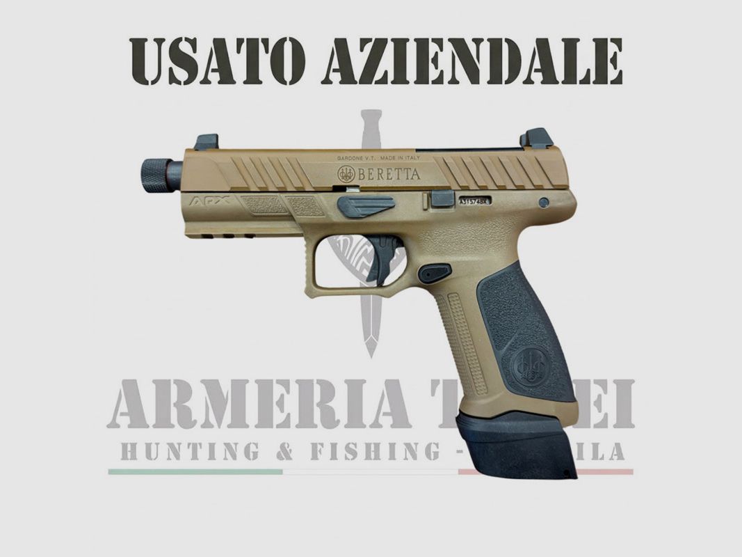 USATO – PISTOLA – BERETTA MOD. APX A1 TACTICAL FDE cal. 9×19, immagine 1 di 4