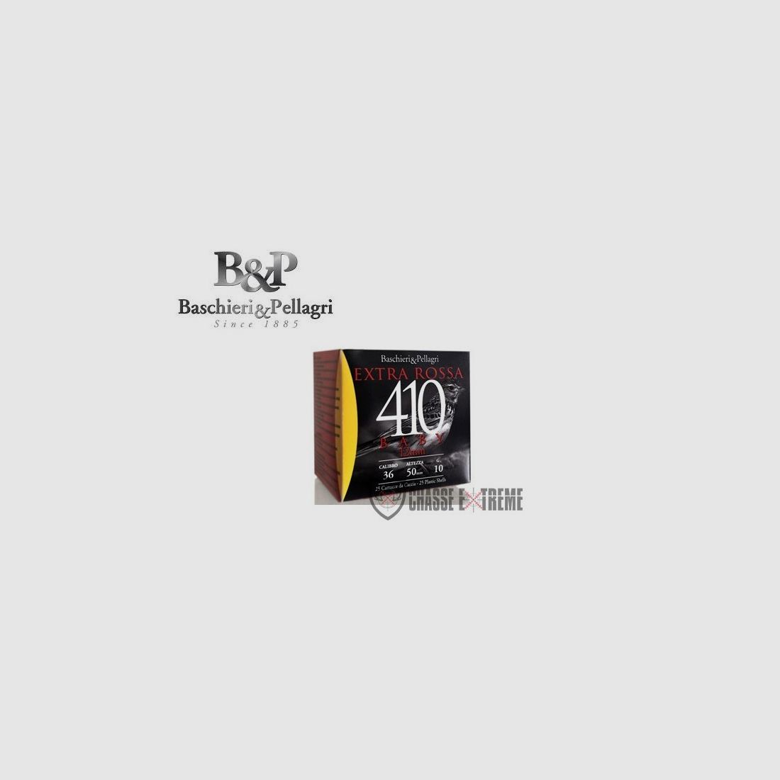 25 Patronen B&P Extra Rossa Baby12mm 10 g Kal. 36/50