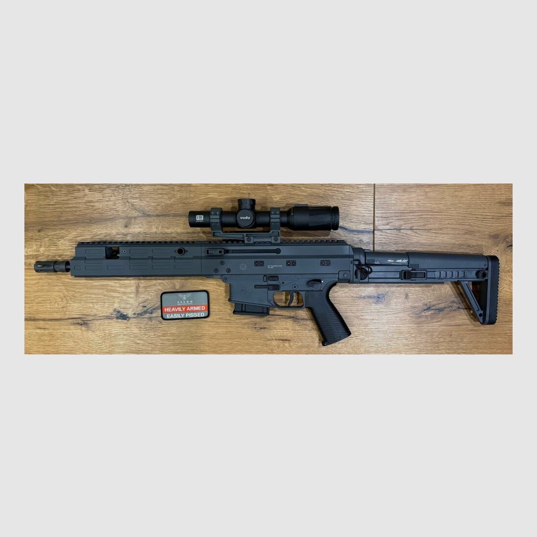 B&T AG (Brügger und Thomet) APC223 PRO, Carbine SPORT grau inkl. EOTECH Vudu 1-8x24