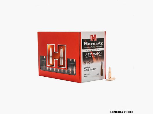 HORNADY – Geschosse – 30 Kal .308 250 gr A‑Tip® Match (100 Stk)