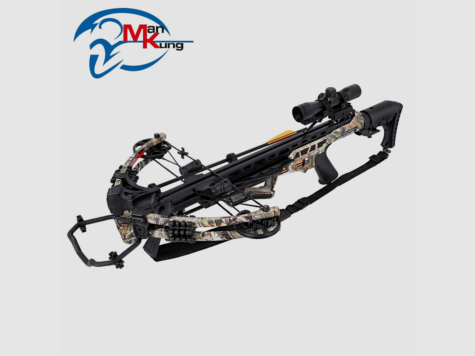 SET Compoundarmbrust Man Kung Kraken XB58 Forest Camo 200 lbs (P18)
