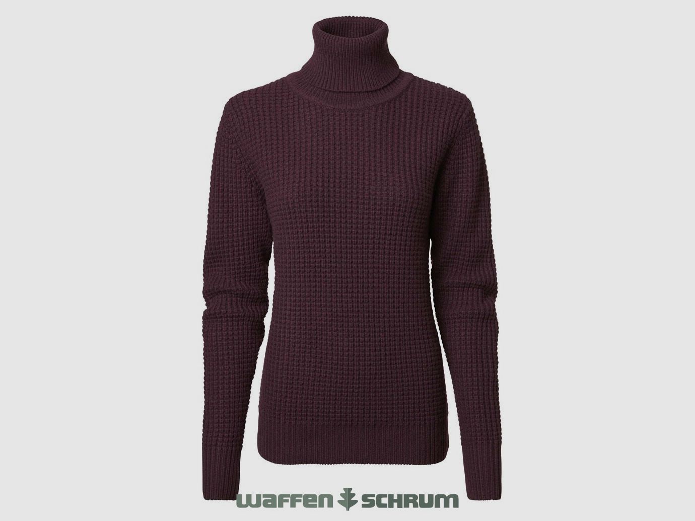 Chevalier Rollkragen Cherry Wine Red