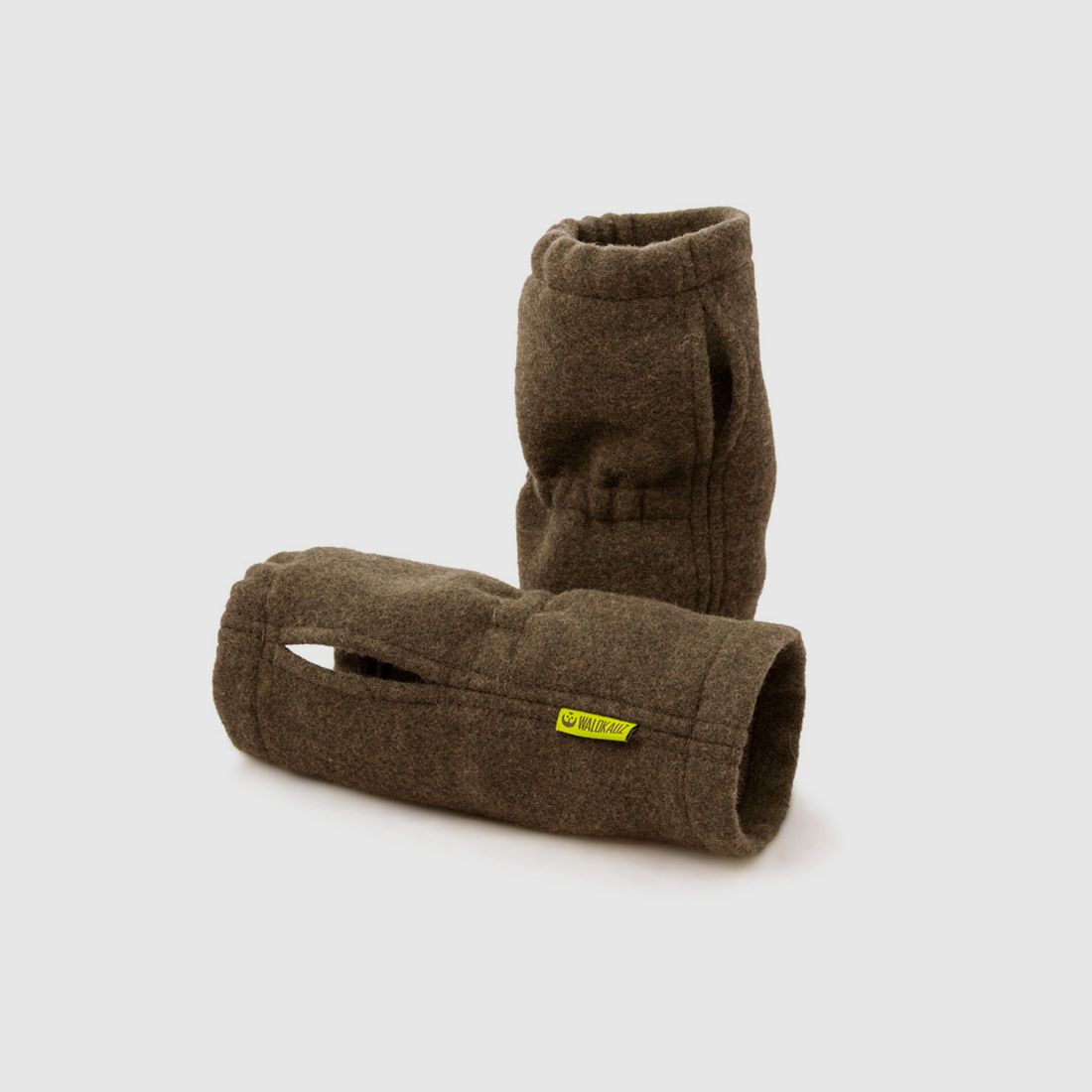 WALDKAUZ Pulswärmer aus Lodenfleece, Braun