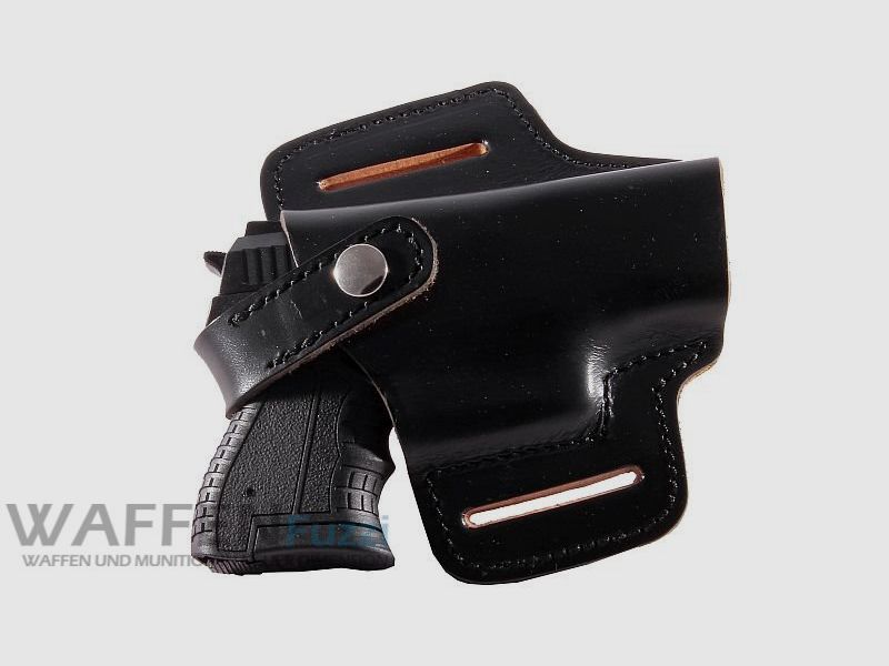 Belt holster Belt-Slide made of full cowhide for Zoraki, Walther, H&K and more.