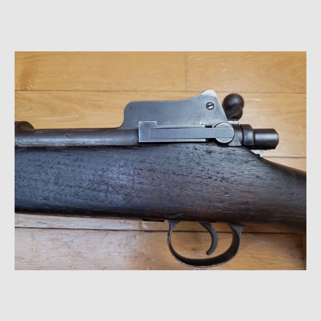 Schöner Gewehr Modell US17 für 14-18 – Herstellung Remington von 1918 – ursprüngliches Kaliber 30-06 Springfield – Ohne Modifikationen nach 1914 – Ausgezeichneter Lauf – Top-Waffe in TBE!, Bild 23 von 30