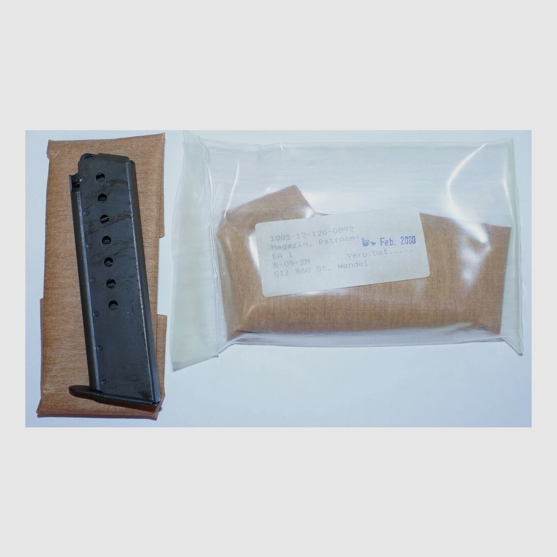 Walther Walther P1/P38 Magazin Kal.9mm Para ( 9x19 ), Originalverpackt