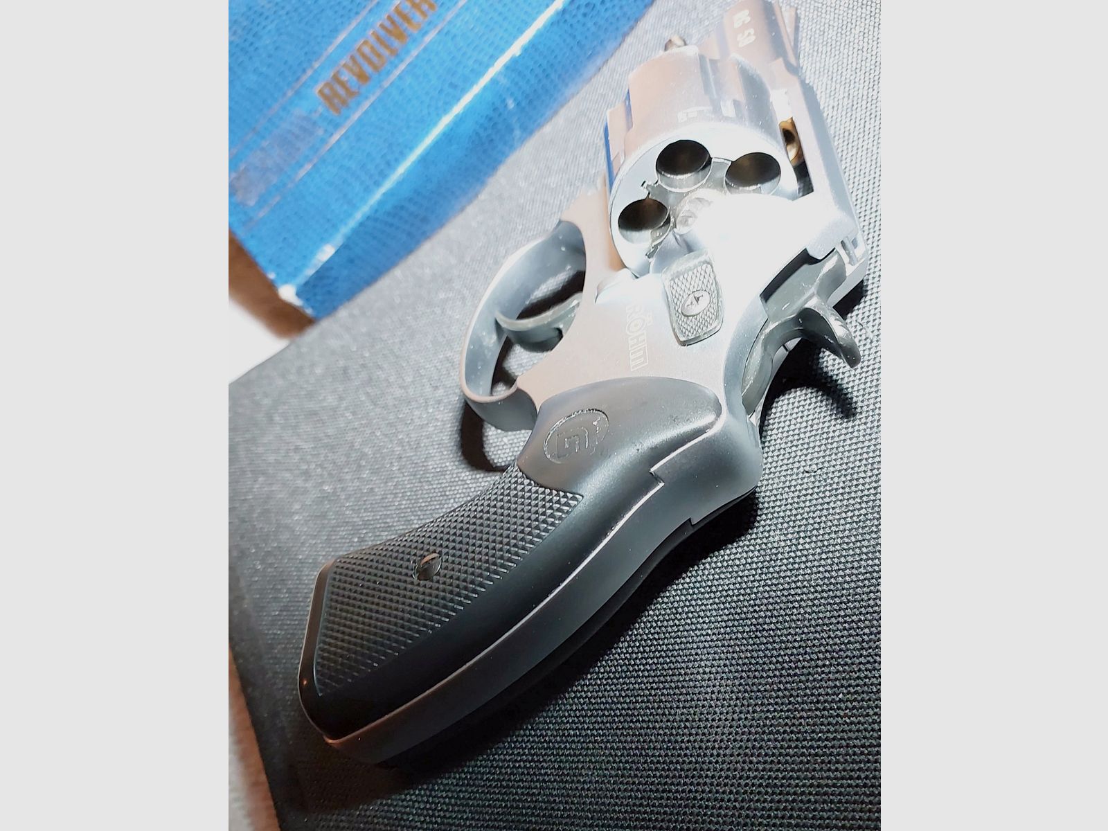 Röhm RG 59 revólver de detonación Alu Chrome 9 mm R.K. (PTB 735)