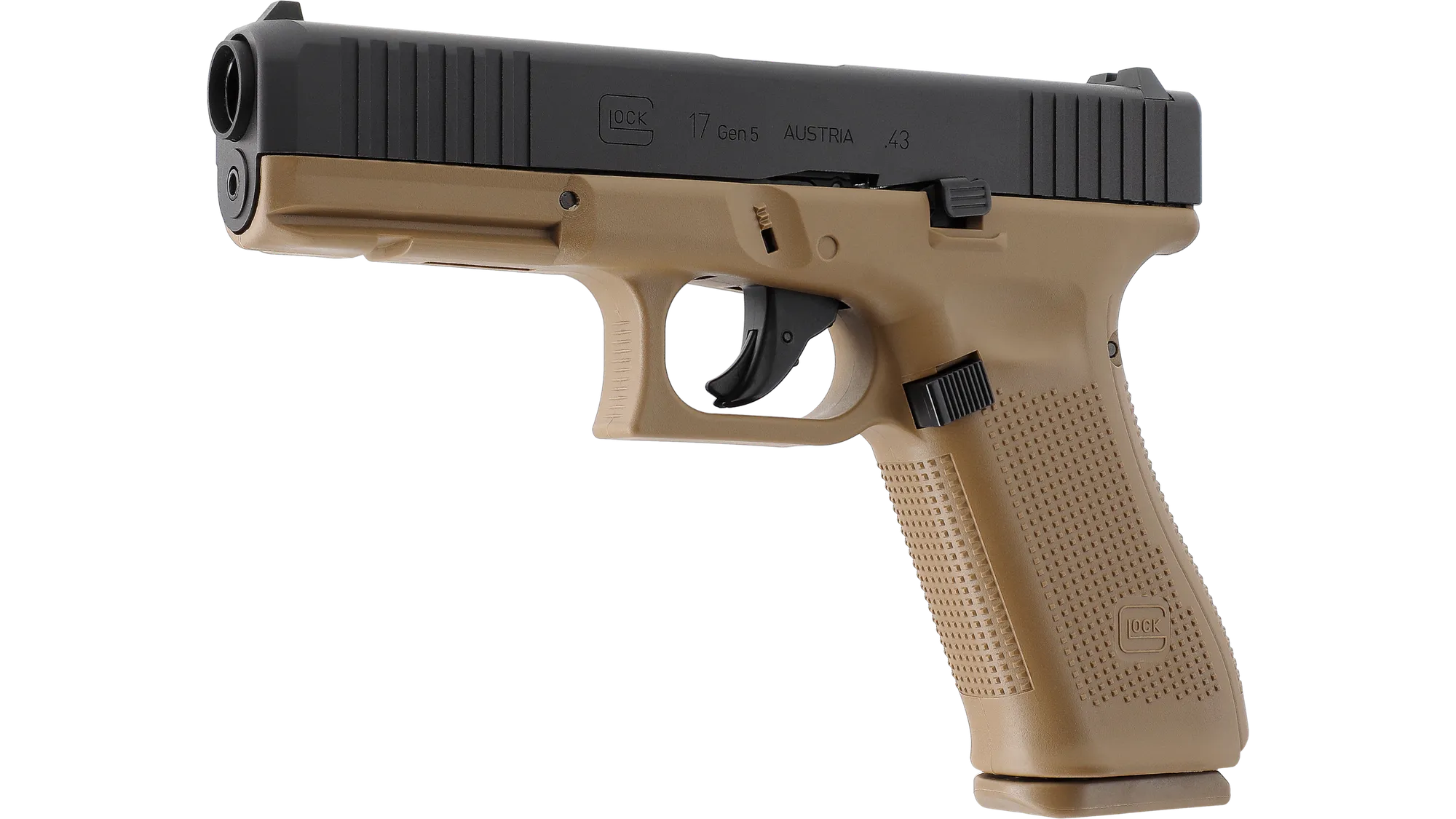 UMAREX GLOCK 17 GEN5 T4E cal.43 Rubber Coyote with 2 Magazines, image 4 of 4