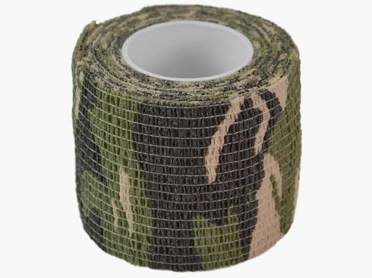 Camo Stretchtape Tarnband "US-Green-Camo" (EUR 244,22 /100 Lfm)