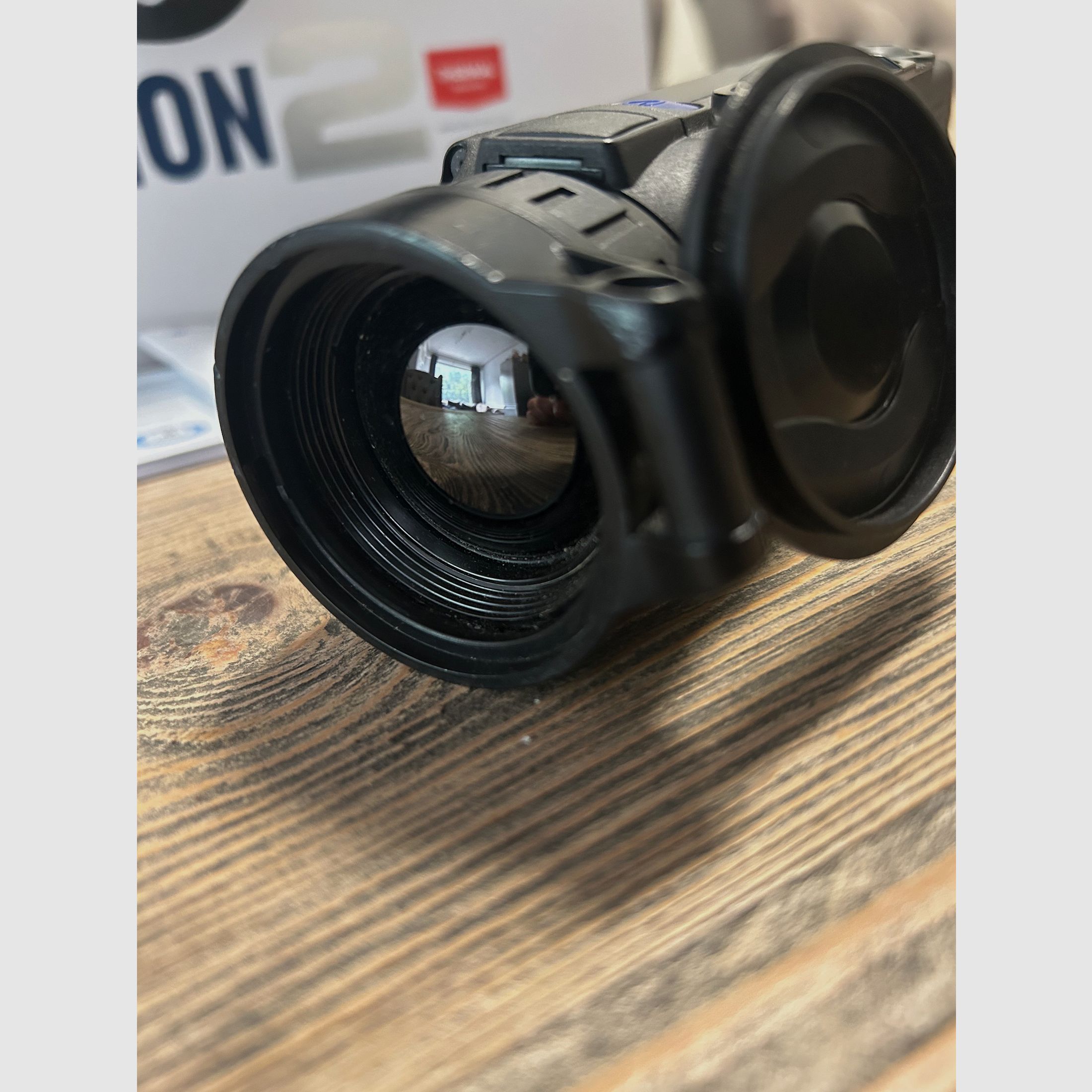 Dispositivo de imagen térmica Pulsar Helion 2 XQ38F en OVP con 2 baterías etc.!