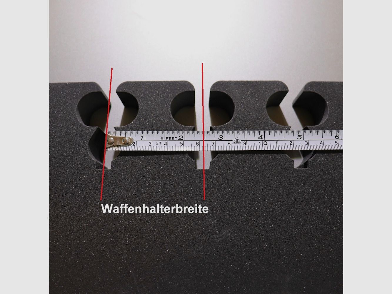 Waffenschrank SHOOTER Lavalee (1300x390x330) Klasse 1 EN 1143-1 für 5 Langwaffen