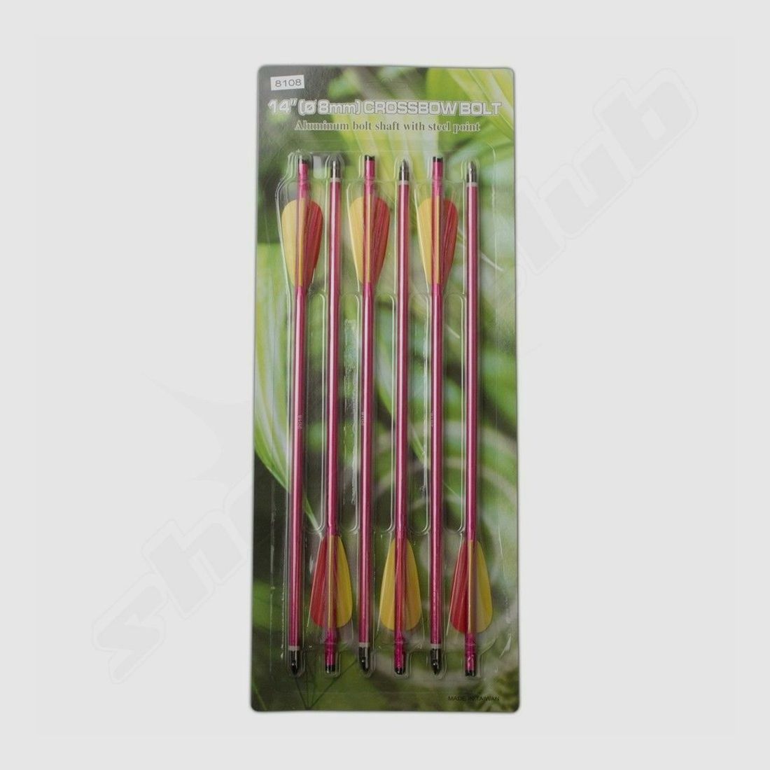 BUCHNER Ingrosso Dardi per Balestra 14 pollici in alluminio rosso (36 cm)