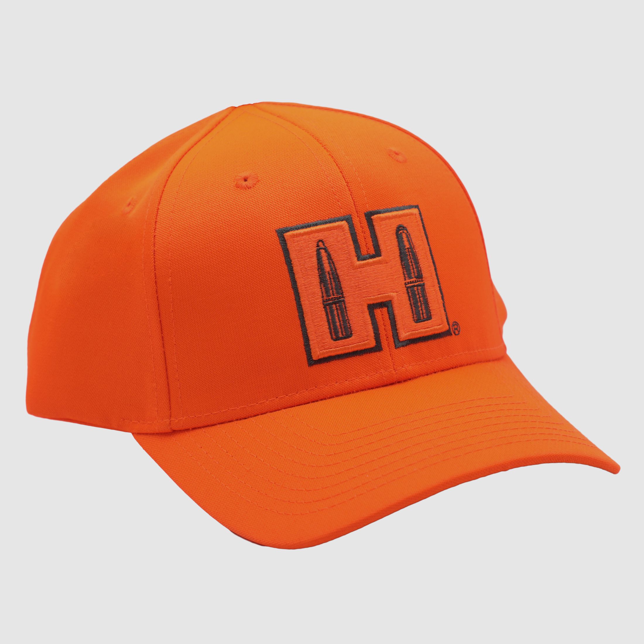 Hornady Schildmütze / Cap Blaze Orange Schwarz "H"