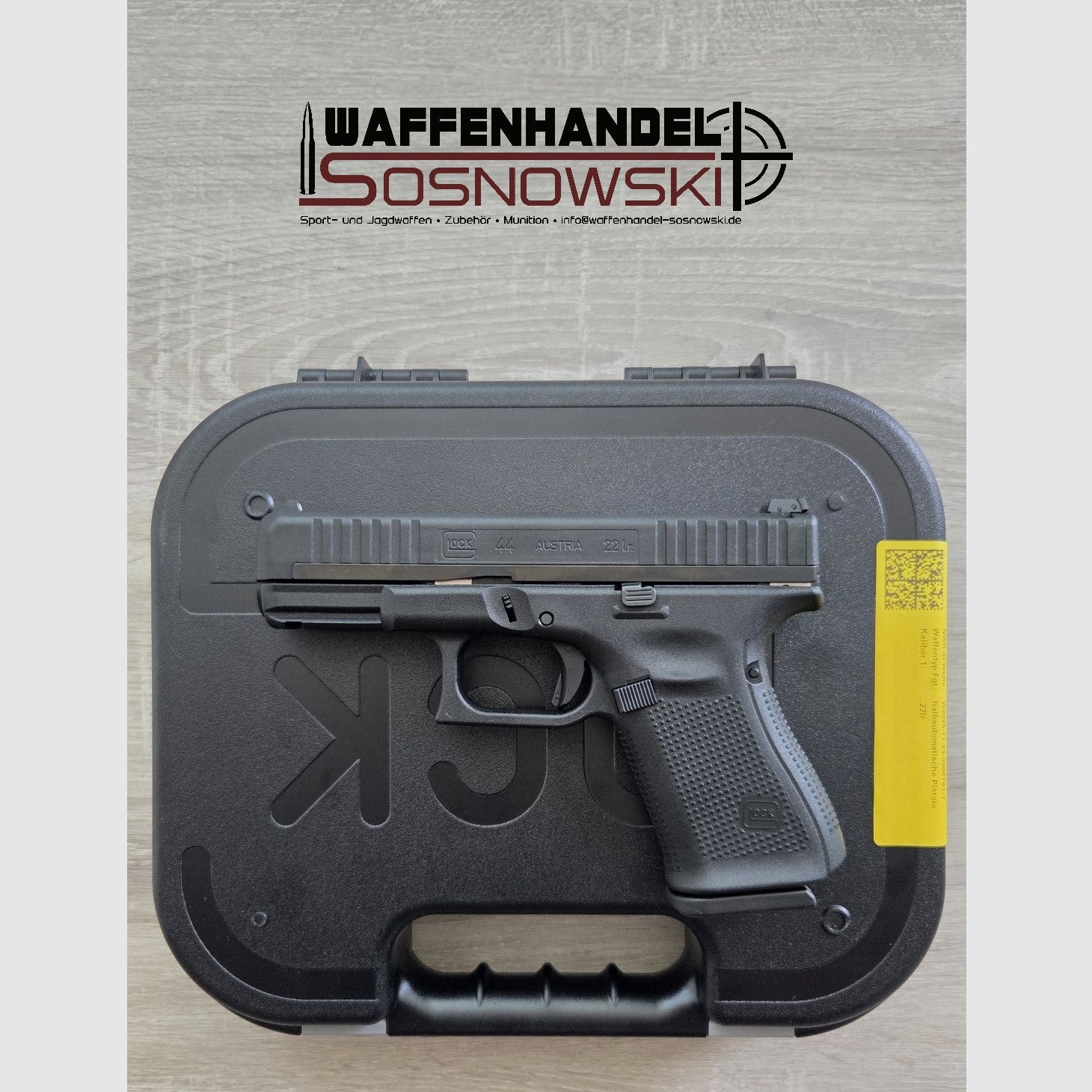Pistola Glock 44 .22 lfb., immagine 2 di 3