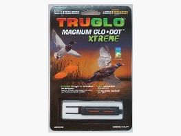 Truglo Magnum 3/8'' rot - kleben, 10mm Schiene