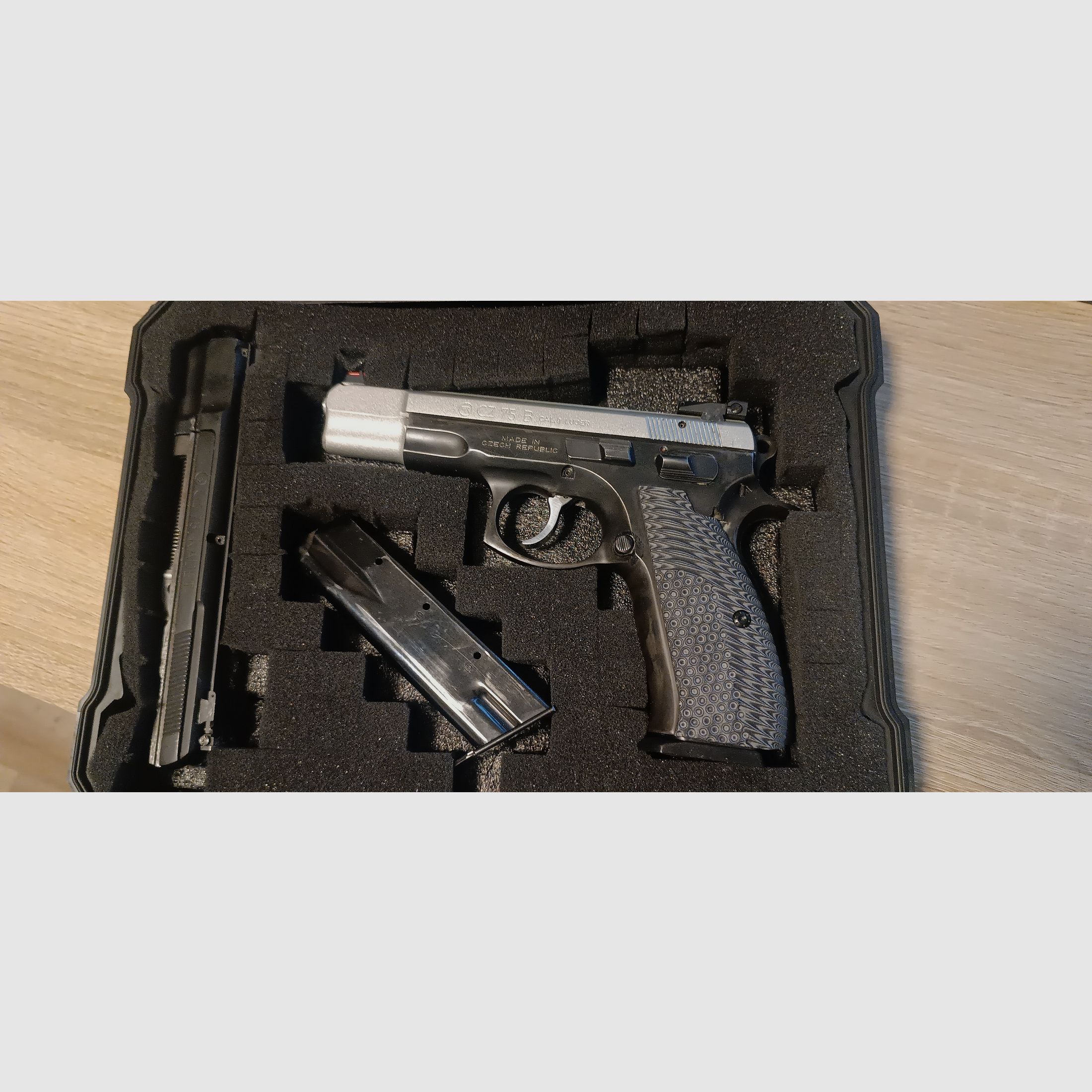 CZ 75B 9mm Luger mit Wechselsystem Kadet .22