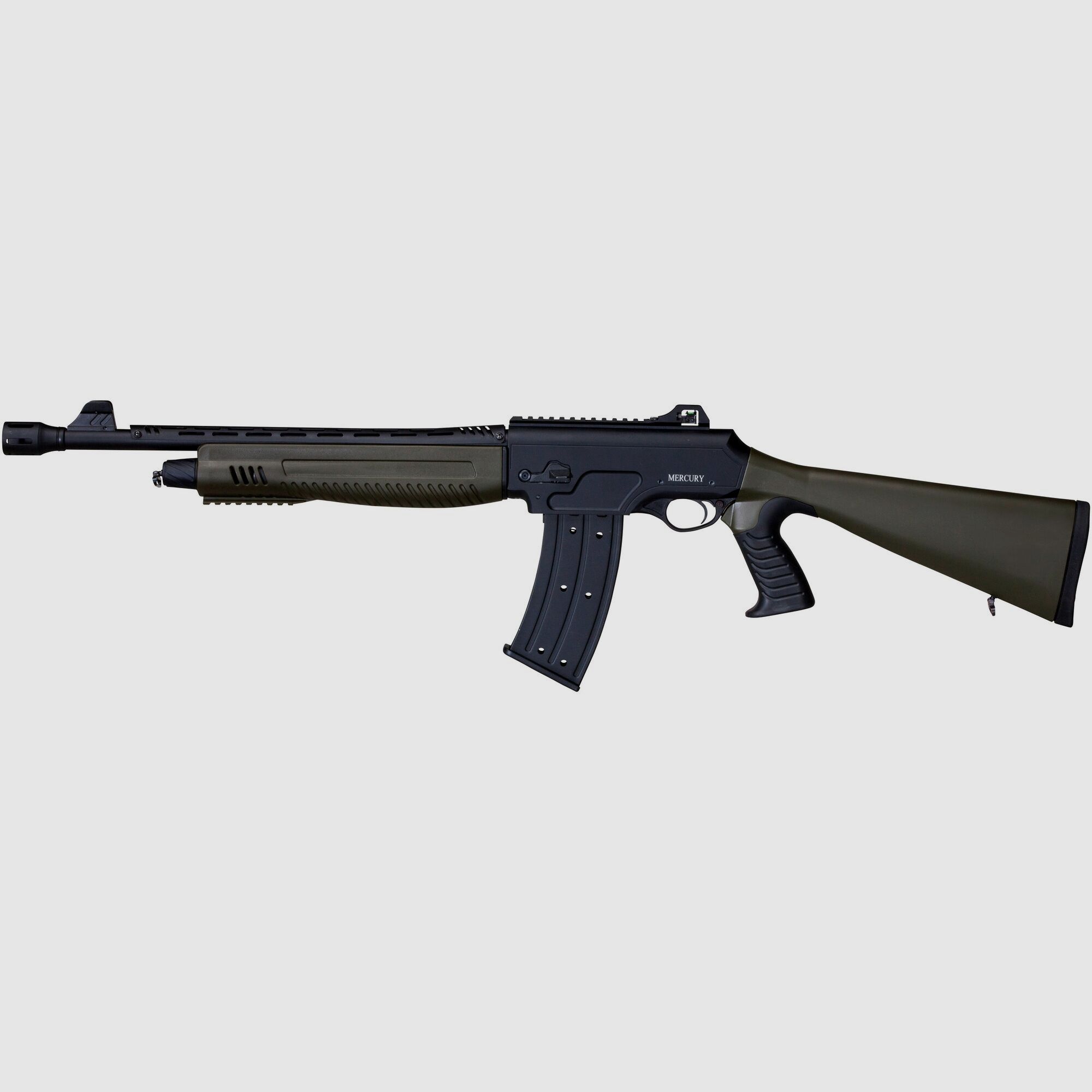 Mercury sport Pro Tuning Raider met groene kolf en 7-schots magazijn semi-automatische shotgun