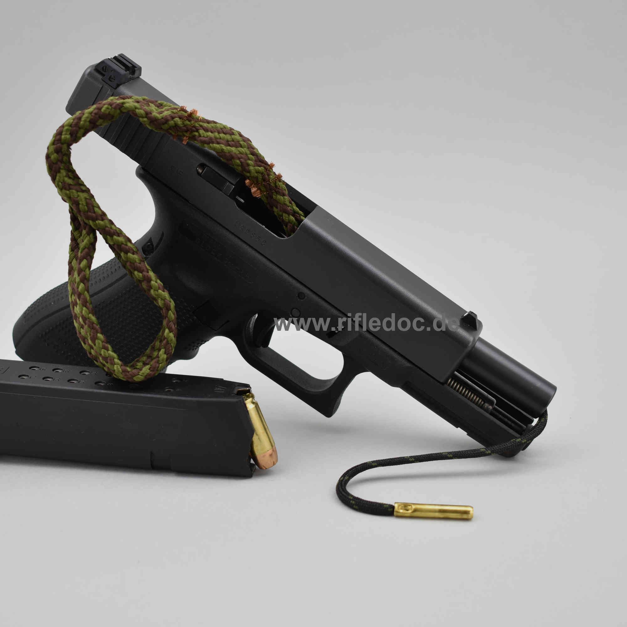 Pistooli Cal .44 | Reinigungsschnur Kurzwaffe + Alu Dose