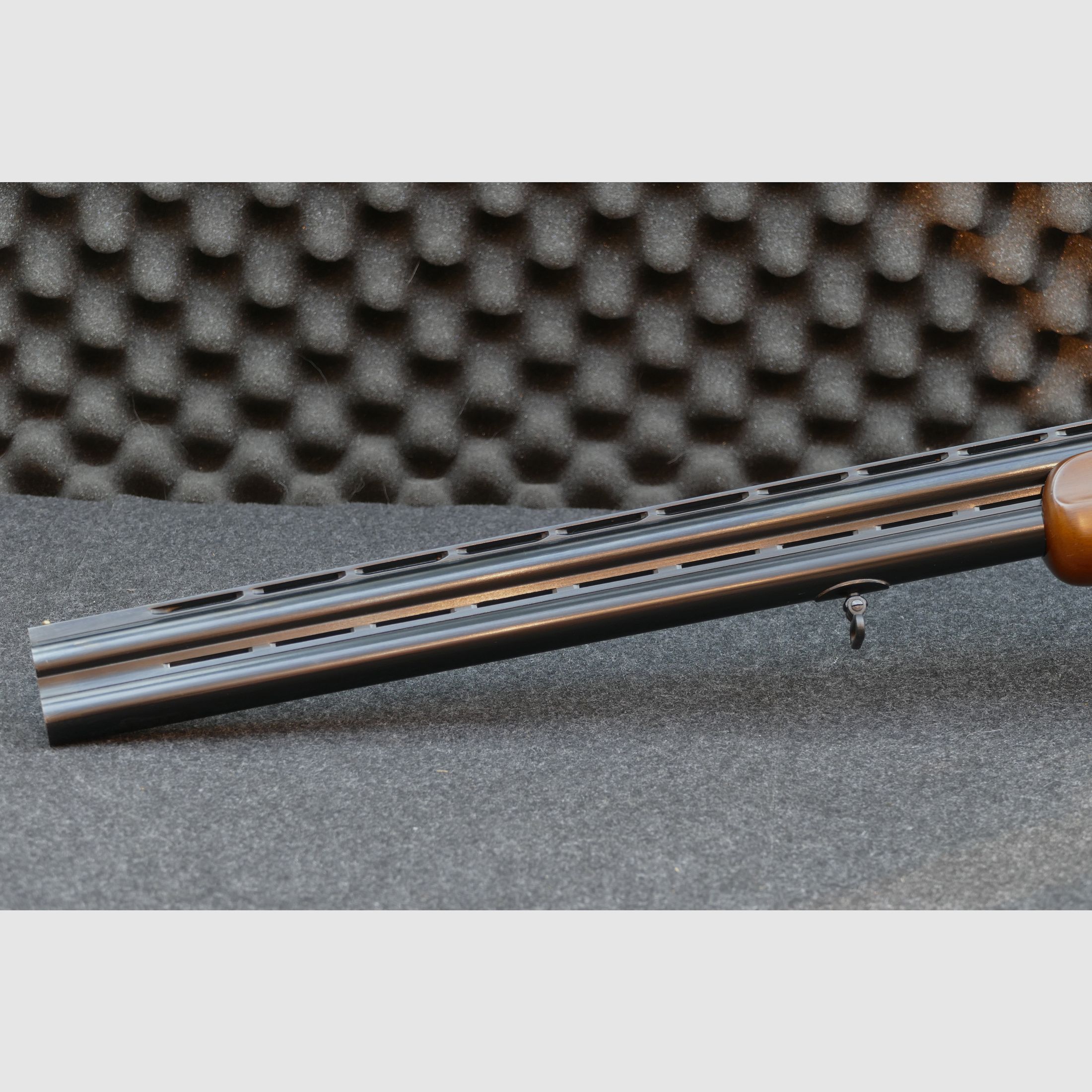 Luger – Bockdoppelflinte, Kal. 12/70, Stahlschrot bis 3,25mm