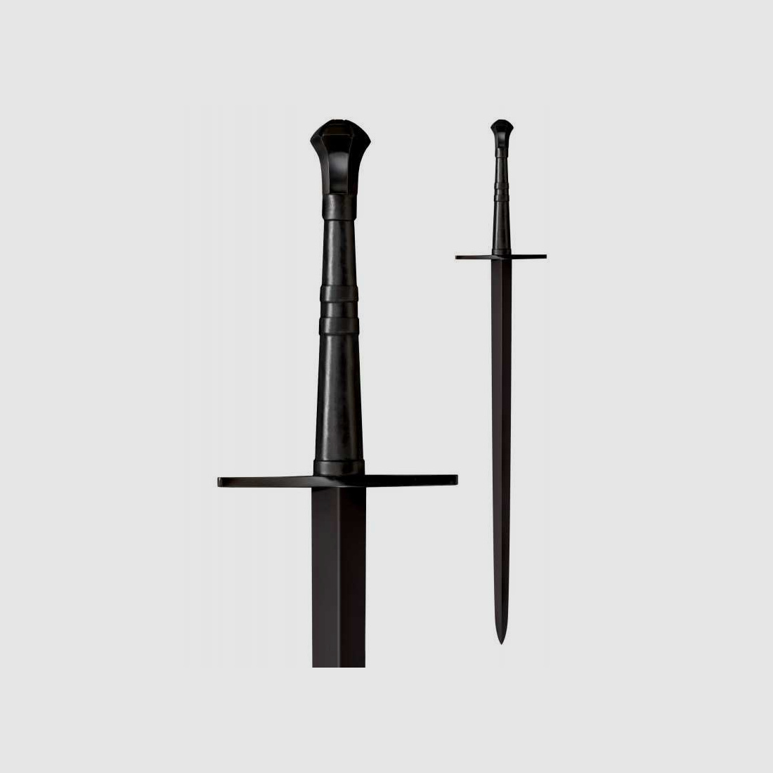 Cold Steel Espada de una mano y media con funda - Serie Man-at-Arms