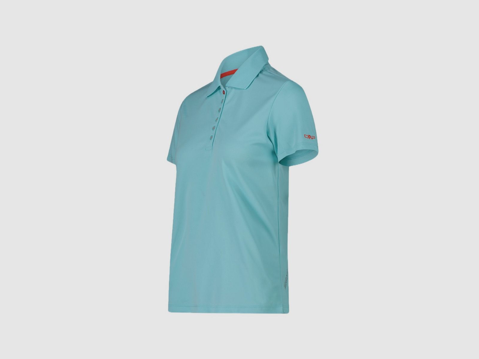 CMP Einfarbiges Pique-Poloshirt Bluepink