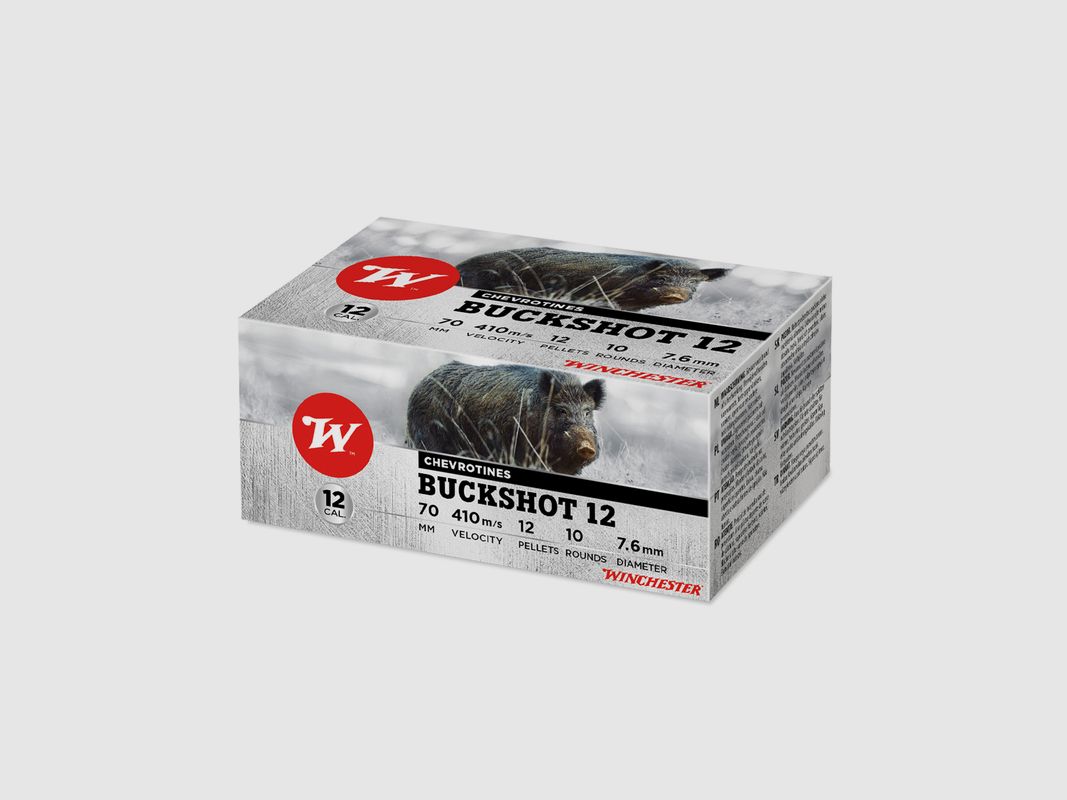 WINCHESTER BUCKSHOT 12/70 38g