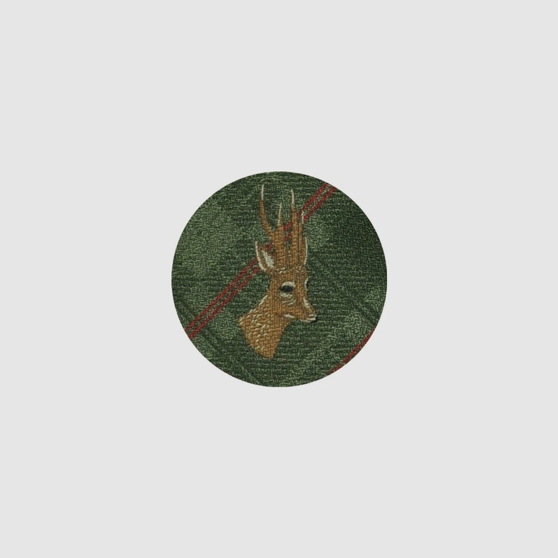 Krawatte Rebock - mit rotem Karo